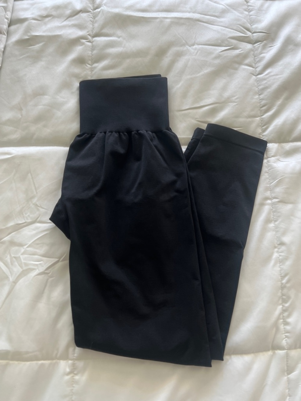 NVGTN Black Girls' High-Rise Active Leggings - Picture 2 of 2